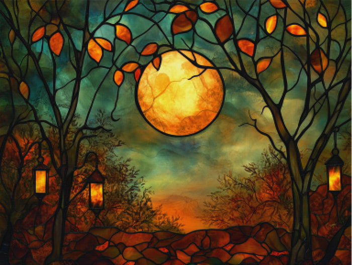 Peaceful Harvest Moon