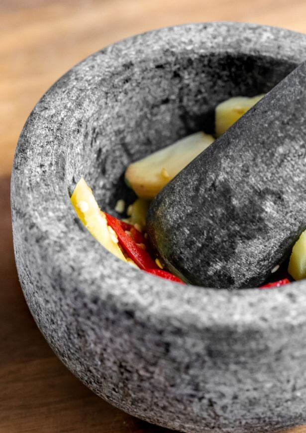 Pestle And Mortar Granite 13Cm Dia (External) X 8Cm High