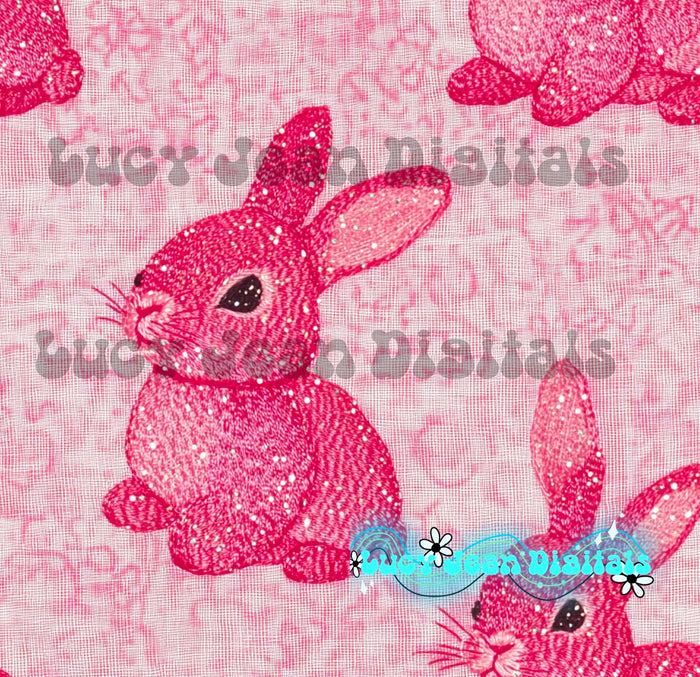 Pink Bunny Seamless file
