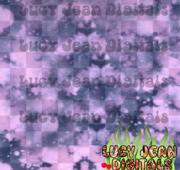 Purple acid washed checkered Seamless File