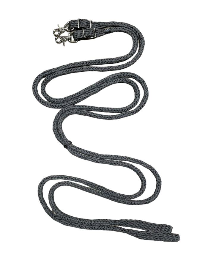 Round Split reins braided in paracord you choose colors