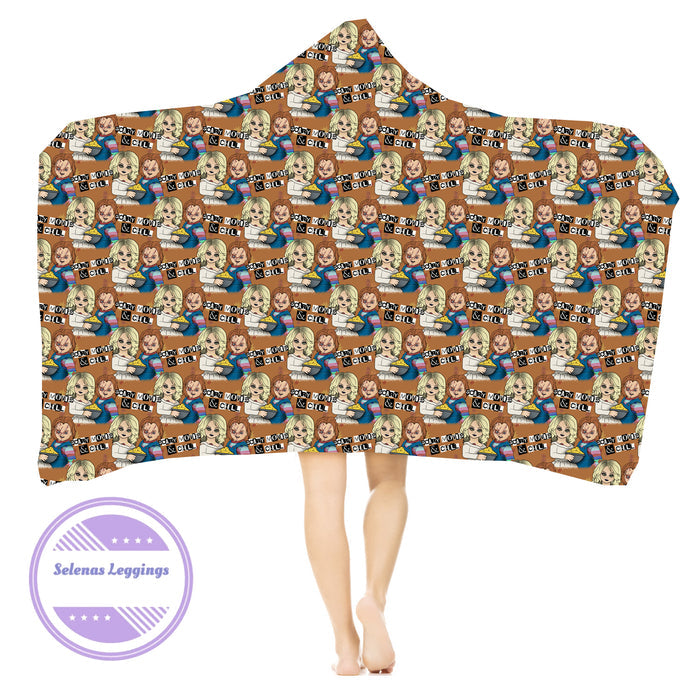 Scary movies blanket