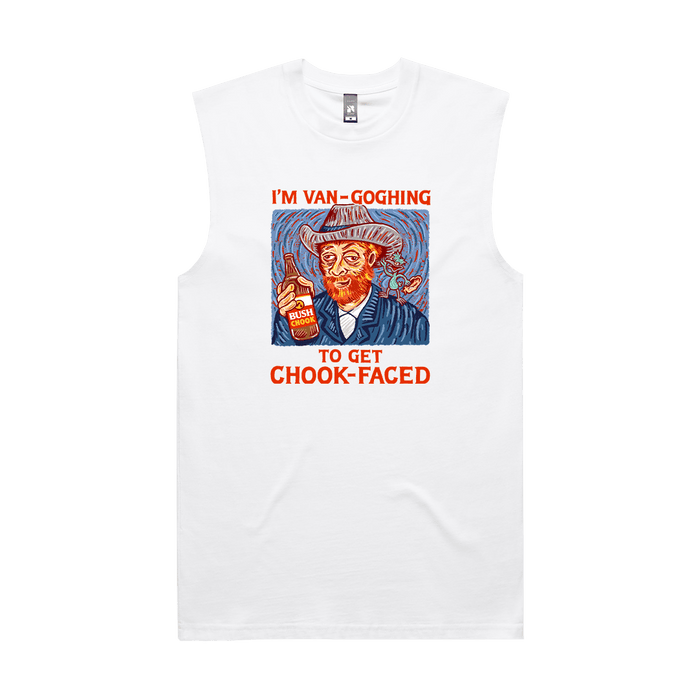 Self Portrait Muscle Tee White T-Shirt Bush Chook