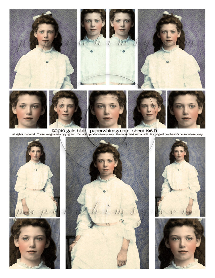 Sheet 196 PRINTED - paperwhimsy