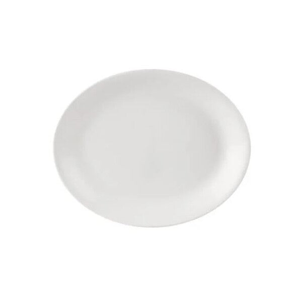 Simply White Porcelain Oval Plate 24.5cm x 19cm (Box Of 6)