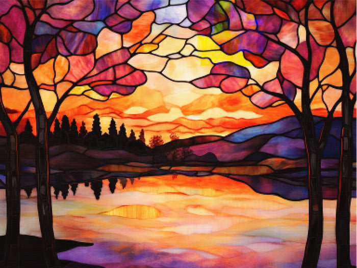 Sky Ablaze In Shades Of Orange