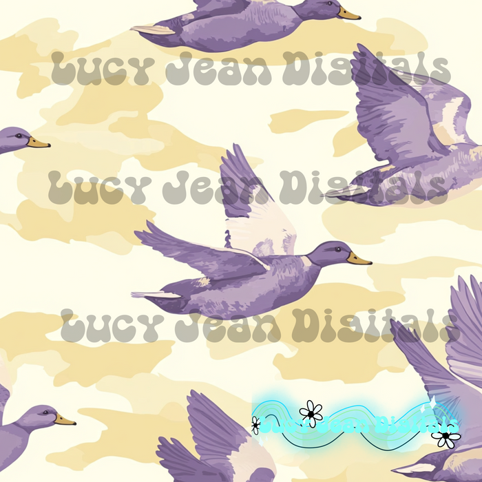 Spring Camo Mallards Seamless File