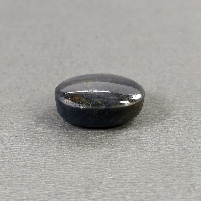 STAR SILVER BLUE Sheen SAPPHIRE Gemstone Cabochon : 28.00cts Natural Untreated Unheated Sapphire 6Ray Star Oval Shape 19*15mm