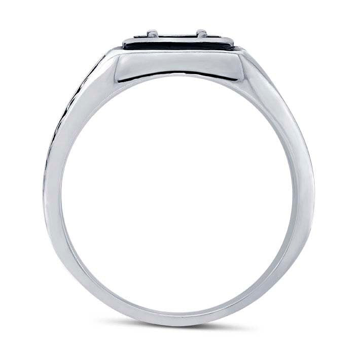 Sterling Silver Woven 5mm Round Ring Mounting, Men's blank Faceted Round, setting Size 9 to 11
