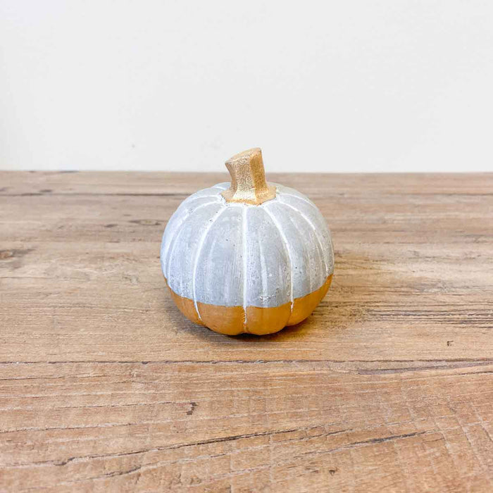 Stockholm Pumpkin Gray/Gold 3"