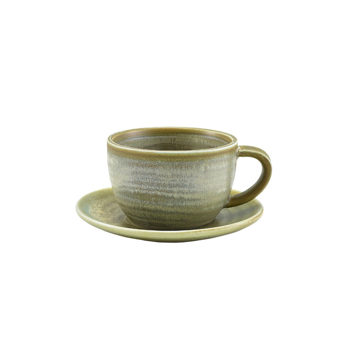 Terra Porcelain Matt Grey Saucer 14.5Cm (Box Of 6)