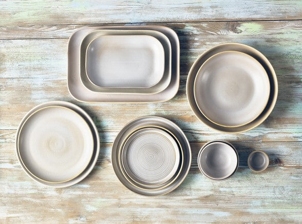 Terra Stoneware Antigo Barley Presentation Plate 18cm (Box Of 6)