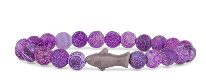 The Voyage Shark Bracelet - Coral Reef Violet