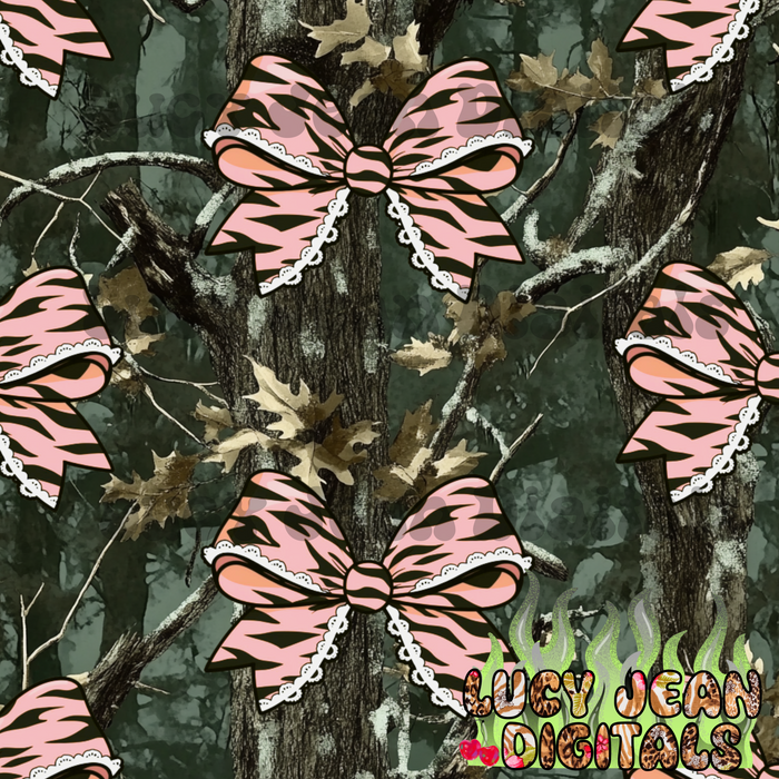 Tiger Bows Camo Seamless File
