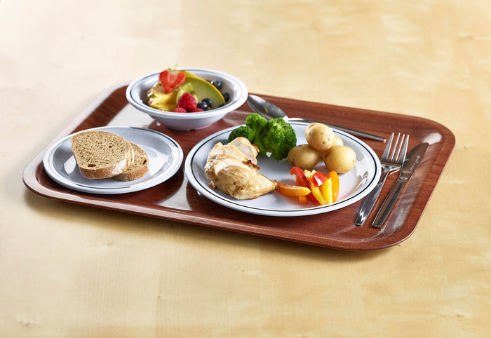Tray Mahogany Finish 46cm x 34cm