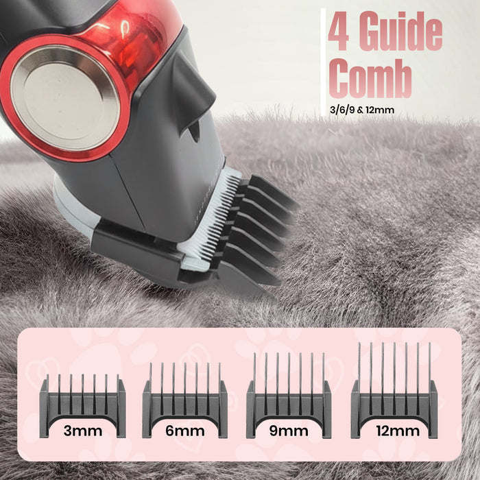 VGR V-225 Professional Pet Trimmer, Red