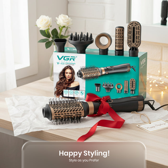 VGR V-491 (6 In 1 ) Hot Air Styler For Women