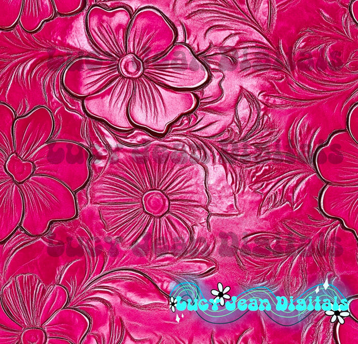 Western Pink leather Seamless File