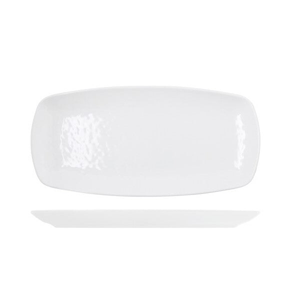 White Osaka Melamine Oblong Plate 35.5 x 19cm (Box Of 12)