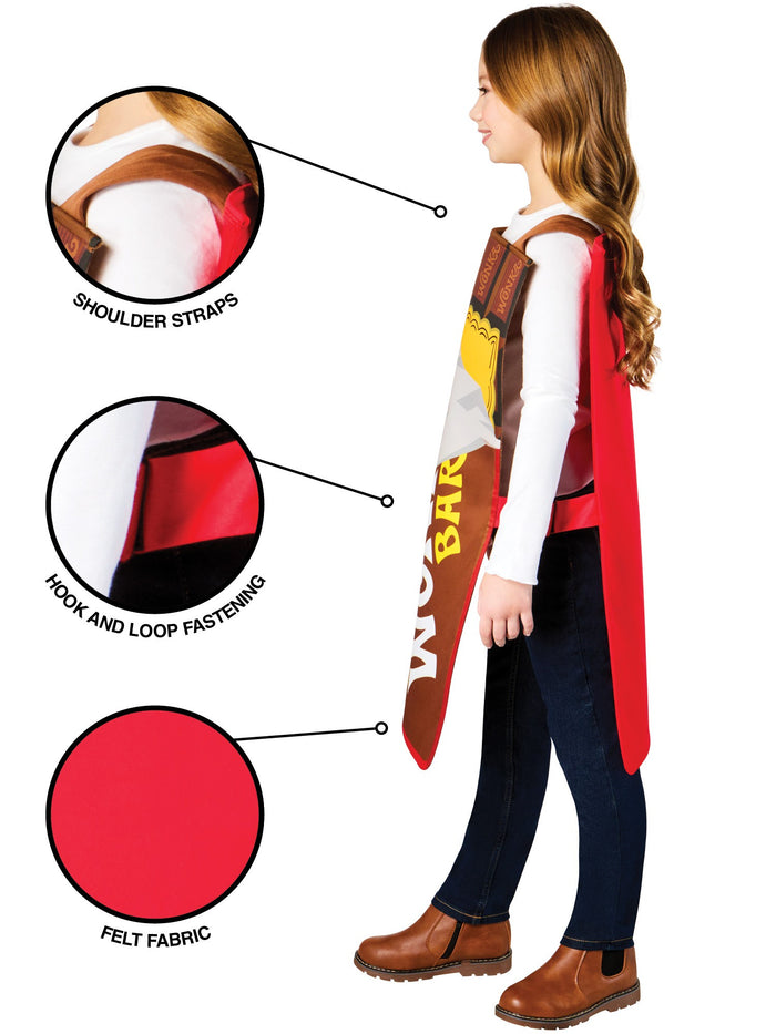 Wonka Bar Tabard Kids Costume