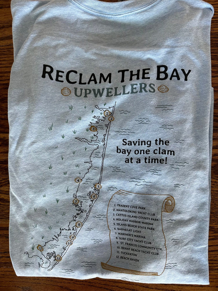 Jetty T Shirt: Upweller Map Design RCTB Tee