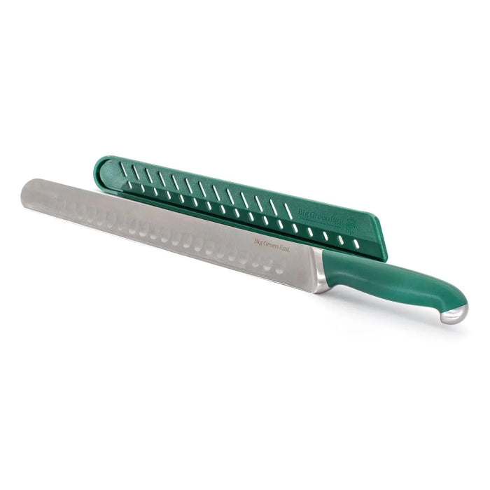 12" Brisket Slicing Knife with Protective Cover - Indigo Pool Patio BBQ