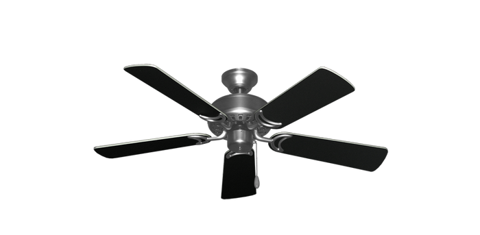 Satin Steel / Black Matte