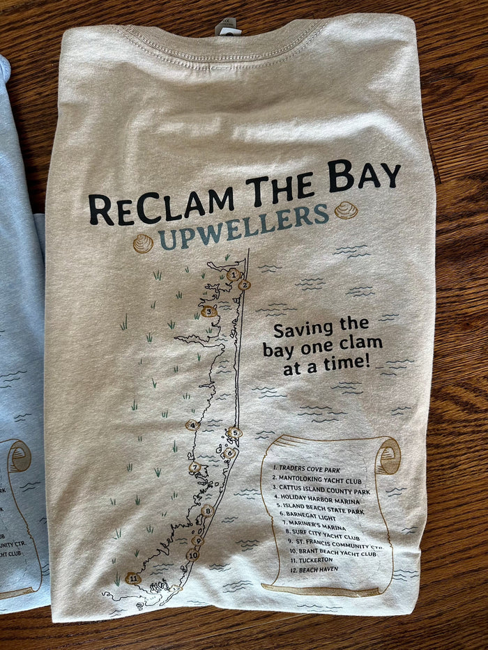 Jetty T Shirt: Upweller Map Design RCTB Tee