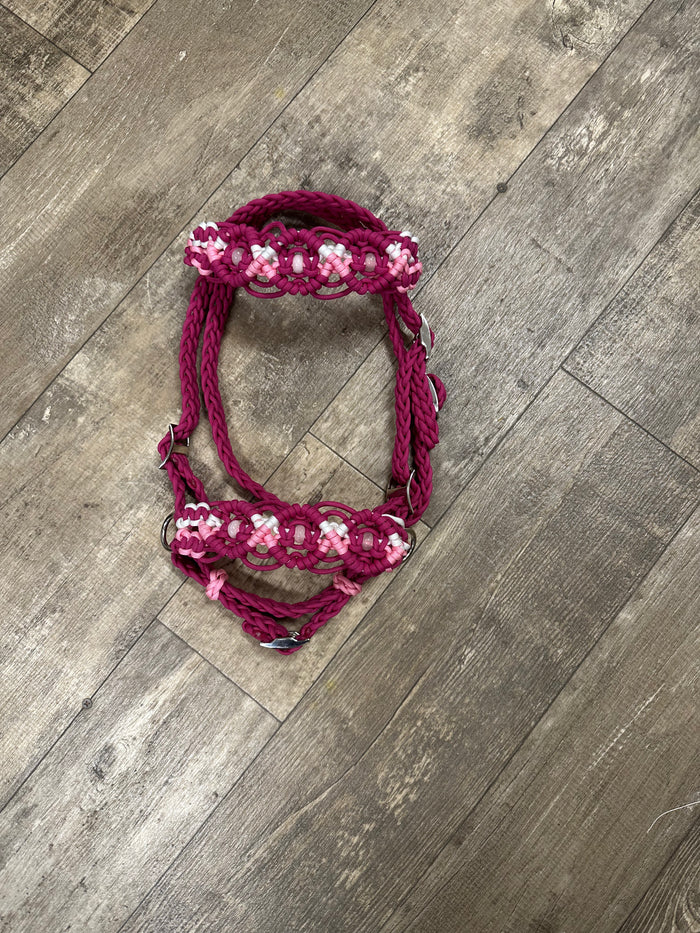 Pony Set- pink with rose quartz gemstones