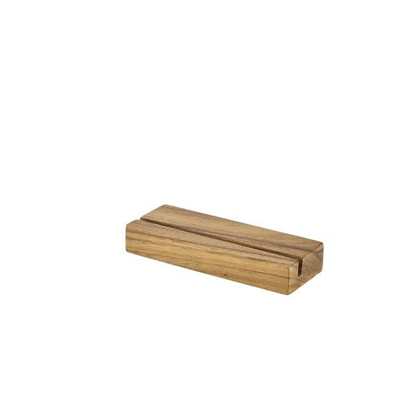 Acacia Menu Holder 20cm x 3.2cm x 7.5cm
