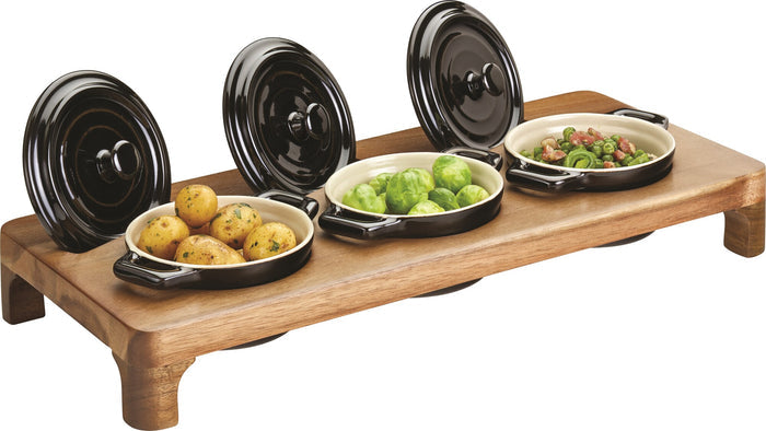 Acacia Presentation Stand 42cm x 18cm (Box Of 6)