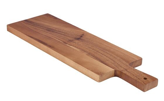 Acacia Wood Paddle Board 38cm x 15cm x 2cm