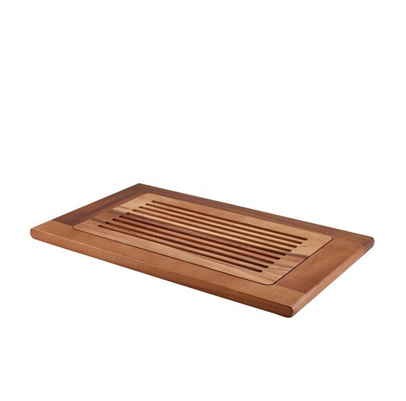 Acacia Wood Slatted Chopping Board GN 1/1