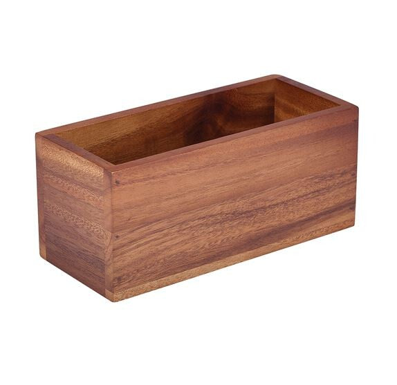 Acacia Wood Table Caddy 23 X 10 X 10cm