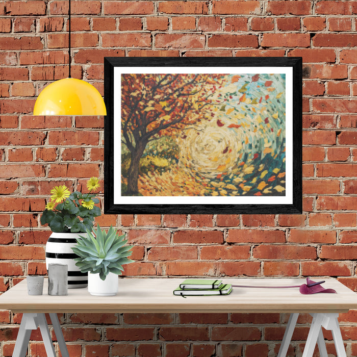 Autumn Trees Bending