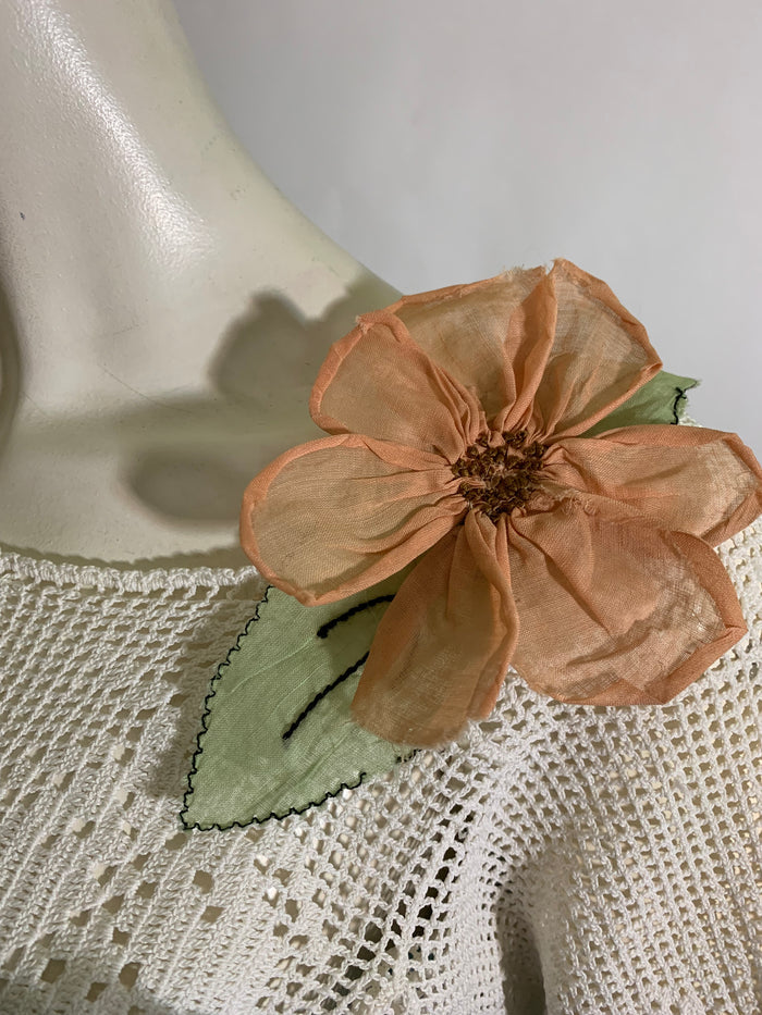 Babyface- the Reimagined Edwardian and 1920s Textile Mix Babydoll Top
