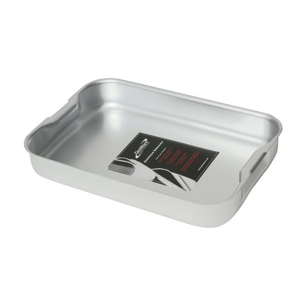 Baking Dish Aluminium With Built In Handles 32cm x 22cm x 5cm (External)