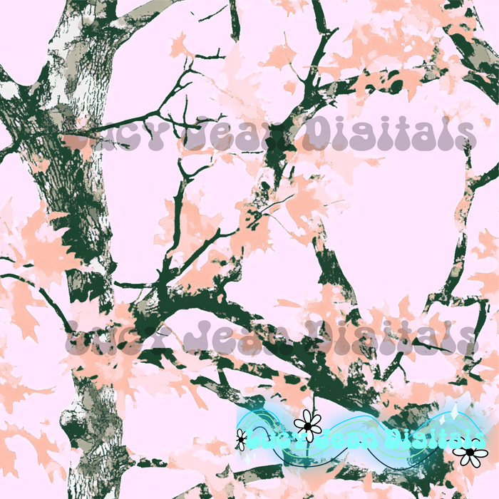 Ballerina Pink Camo Seamless File
