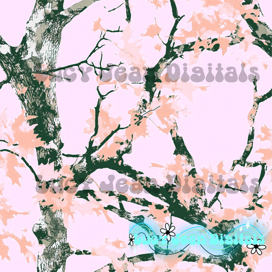 Ballerina Pink Camo Seamless File