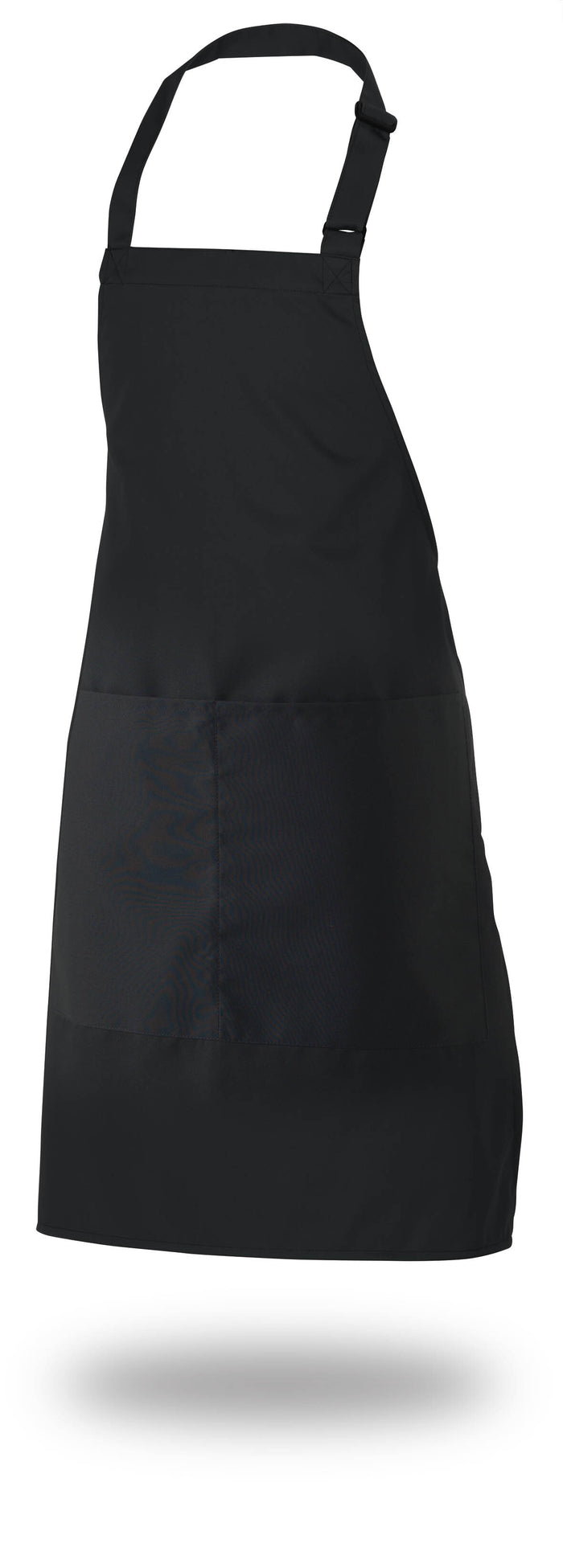 Bib Apron 28" X 33" Poly/Cotton Self Adjustable Neck Band With Pocket