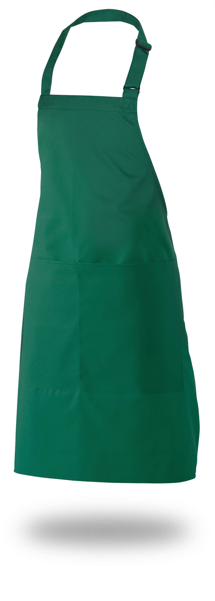 Bib Apron 28" X 33" Poly/Cotton Self Adjustable Neck Band With Pocket