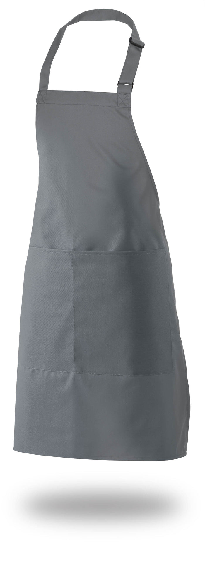 Bib Apron 28" X 33" Poly/Cotton Self Adjustable Neck Band With Pocket