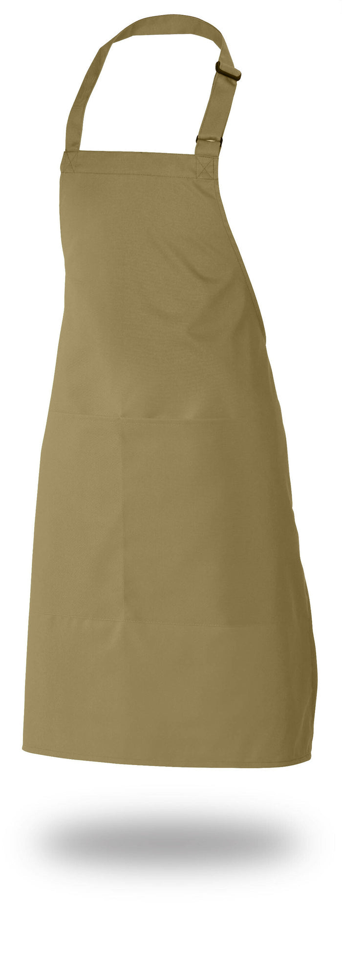 Bib Apron 28" X 33" Poly/Cotton Self Adjustable Neck Band With Pocket
