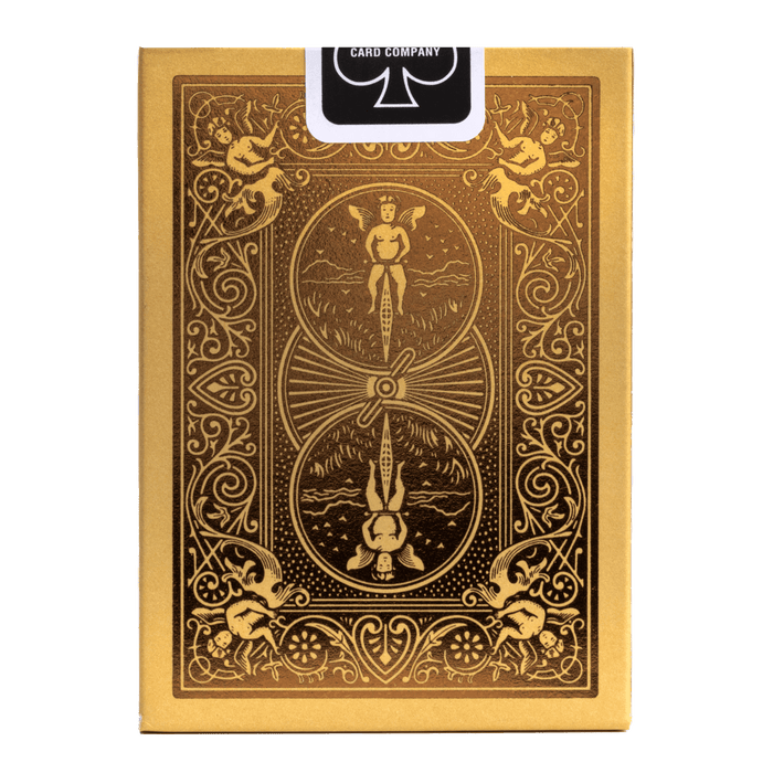 PlayingCardDecks.com-Bicycle Metalluxe Gold Playing Cards