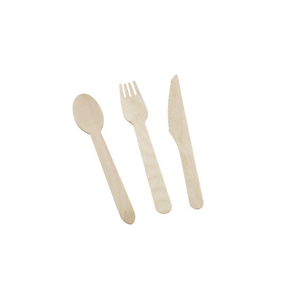 Birchwood Disposable Dessert Spoon 16Cm (Pack Of 100)