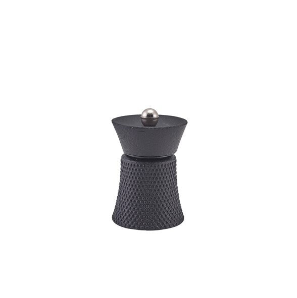 Black Cast Iron Salt/Pepper Grinder 8Cm