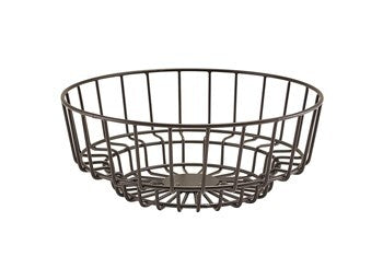 Black Deco Display Basket 25 x 10cm