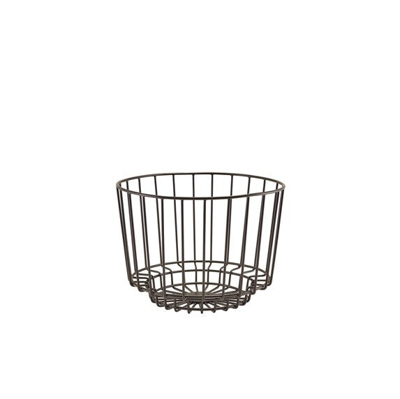 Black Deco Display Basket 25 x 18cm