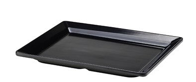Black Melamine Platter GN 1/3 Size 32 x 17.5cm
