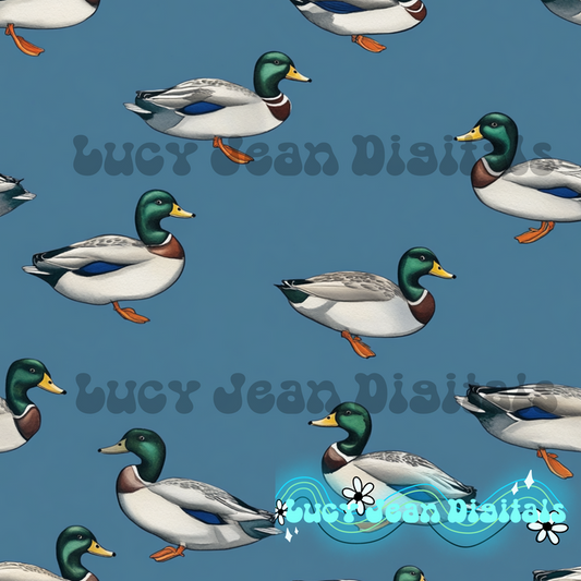 Blue mallard Seamless file